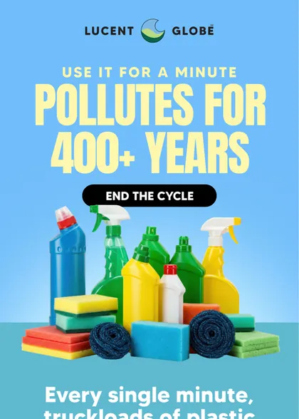 Lucent Globe email: Plastic Free July