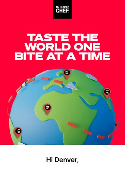 My Muscle Chef email: Food passport campaign